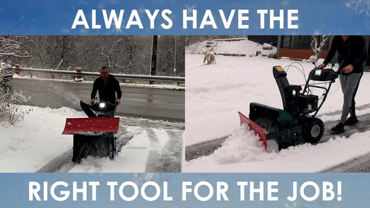 Throwerblade Snowplow Kit (Blade, and Hardware Included)-Adjustable Snow Blade